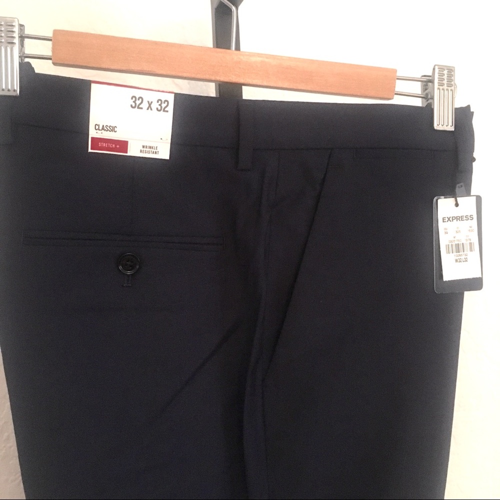 EXPRESS Classic Stretch Wrinkle-Resist Dress Pant